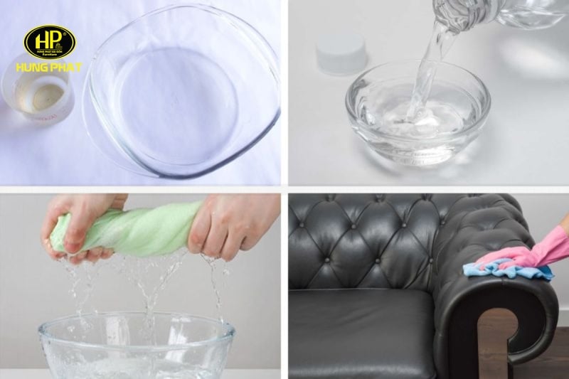 loại bỏ nấm mốc bằng giấm trắng
