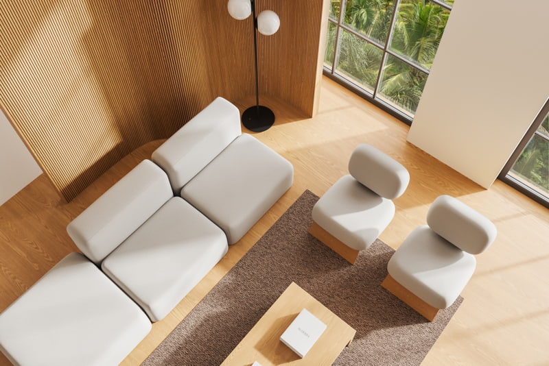 mẹo kết hợp sofa