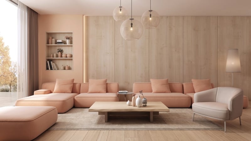 những gam màu be sofa