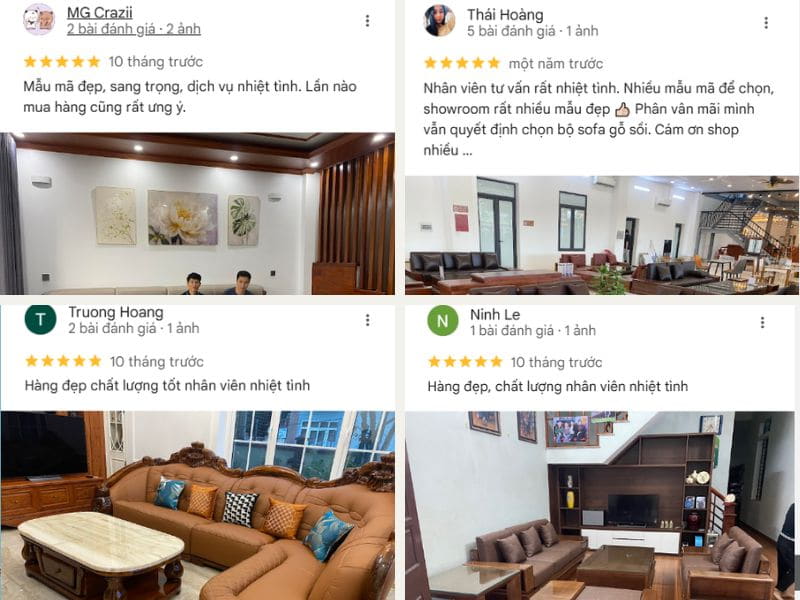 review cửa hàng sofa vĩnh phúc