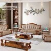 sofa gõ mun cao cấp f100