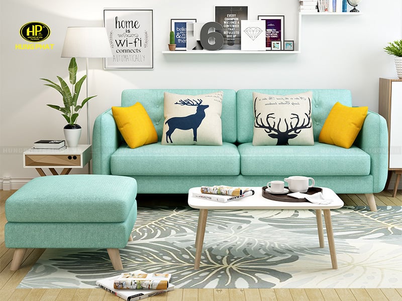 sofa màu xanh mint h-317