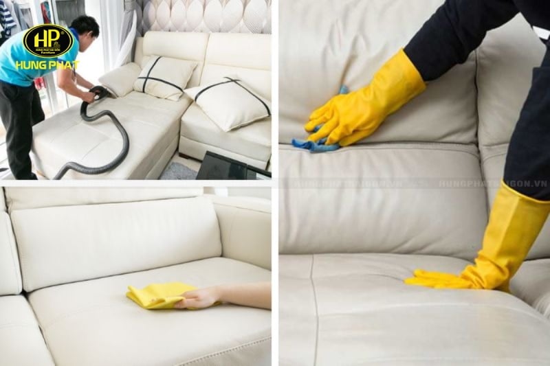 tẩy mốc trên sopha bằng benzen
