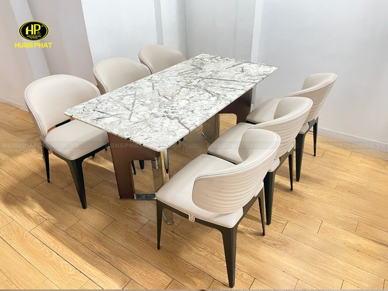 bàn ăn nhập khẩu sang trọng htl24-1057-905