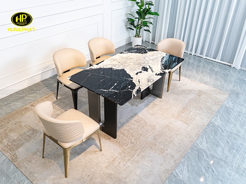 bộ bàn ăn cơm 4 ghế hlt25-2020
