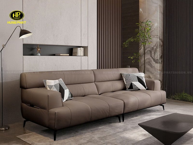 sofa da băng H-129