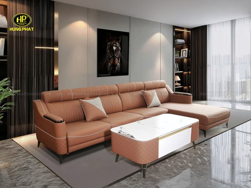 sofa da hiện đại vt-309a
