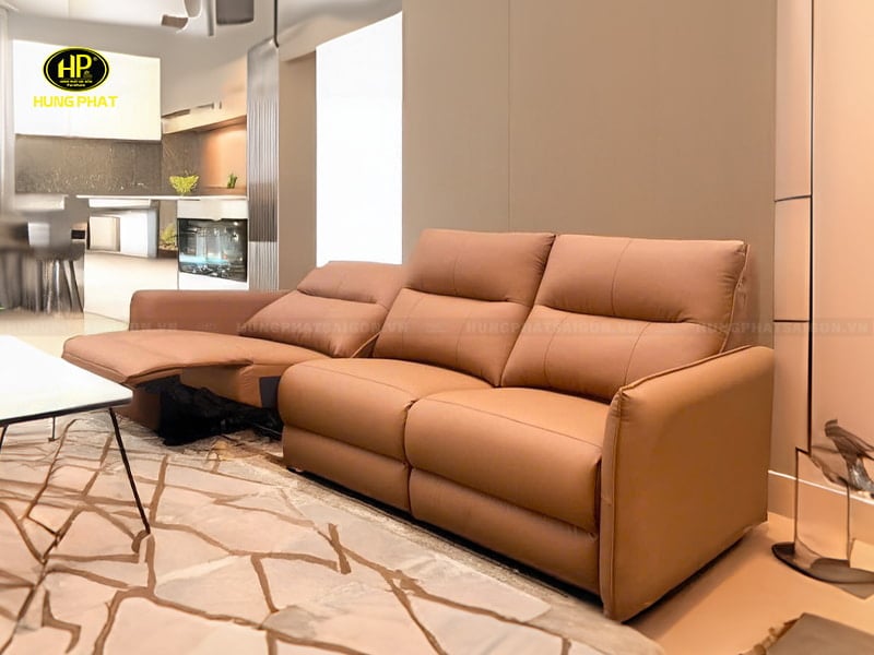 sofa da thư giãn H-128