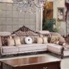 sofa gỗ bọc nỉ m-8866