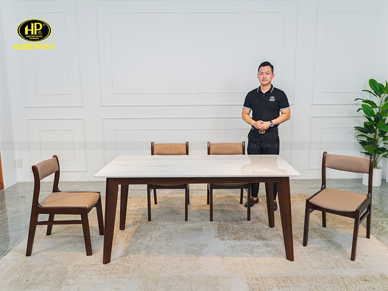bộ bàn ăn hiện đại có 4 và 6 ghế dg-06