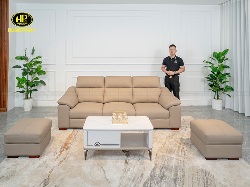 bộ sofa da pandora chống trầy chống mực hd-9076p