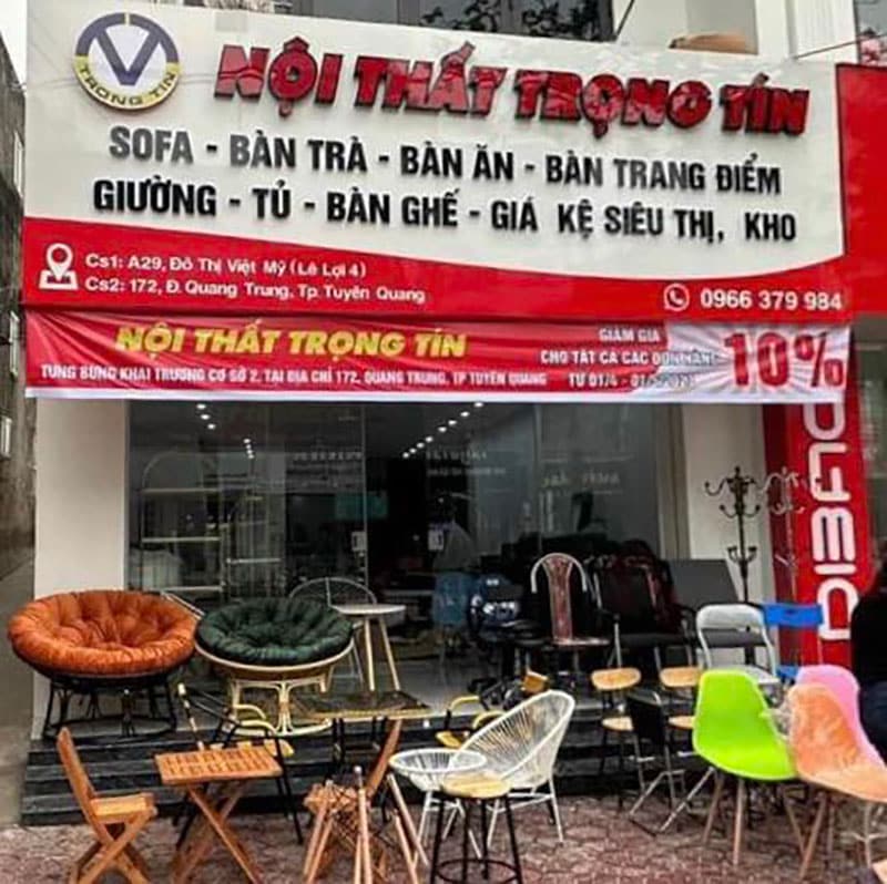 cửa hàng nội thất trọng tín