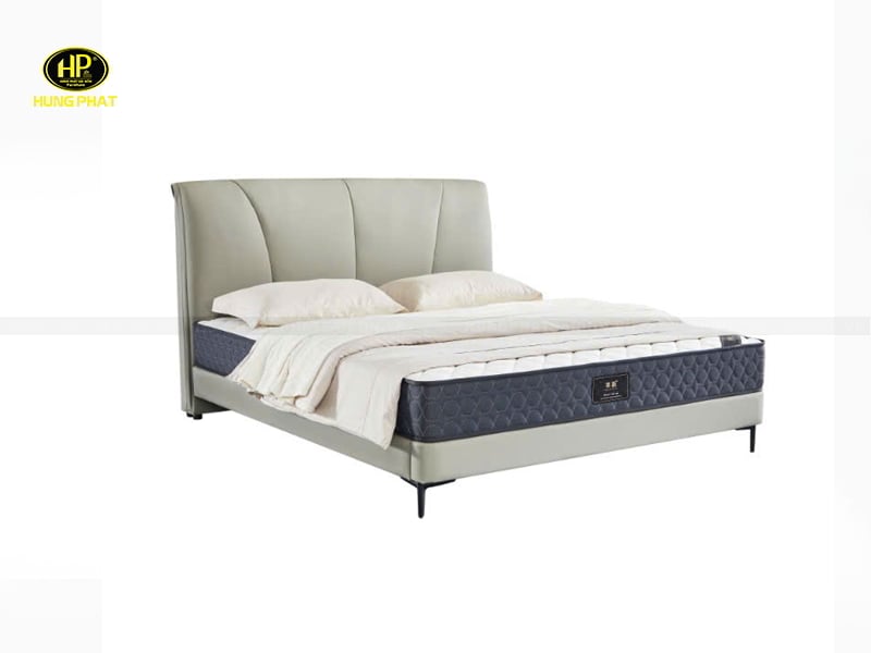 giường ngủ bọc da bò 2548