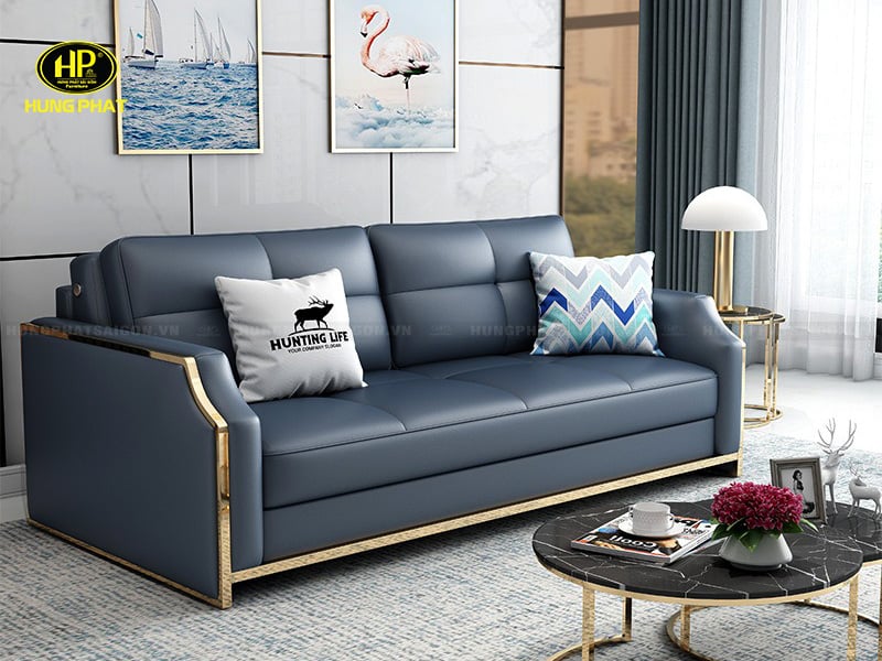sofa bed màu xanh gk-s620a