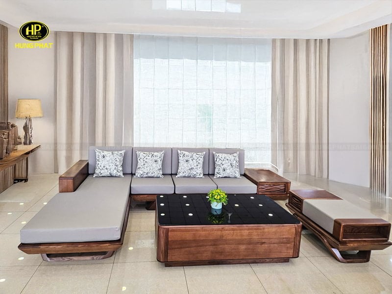 sofa gỗ cao cấp HS-06