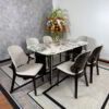 bàn ăn mặt đá hiện đại BA-44