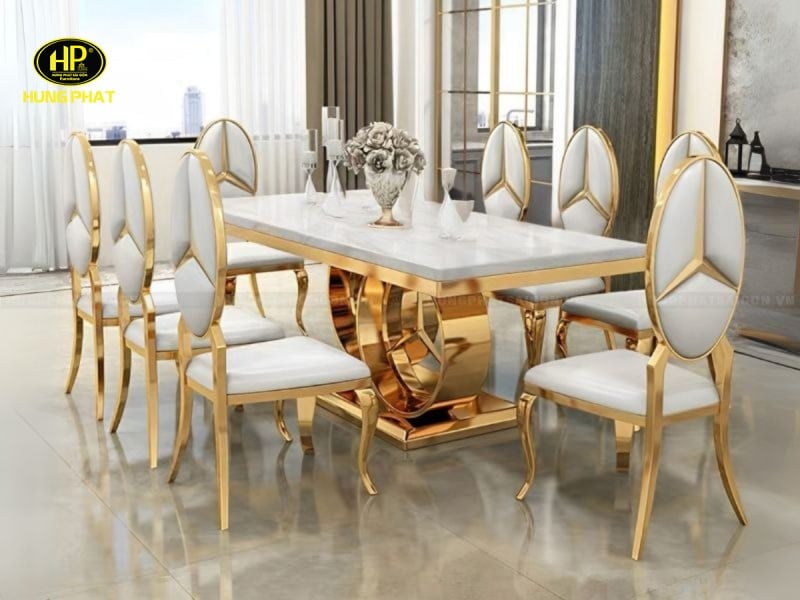 bộ bàn ăn hiện đại sang trọng vp-120