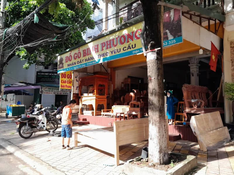 cửa hàng nội thất gỗ binh phương