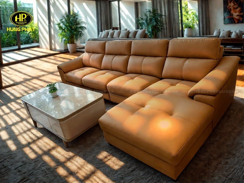 ghế sofa da công nghiệp chống trầy hd-9078p
