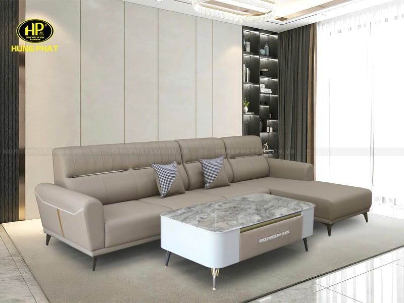 ghế sofa microfiber khung gỗ sồi vt-211a