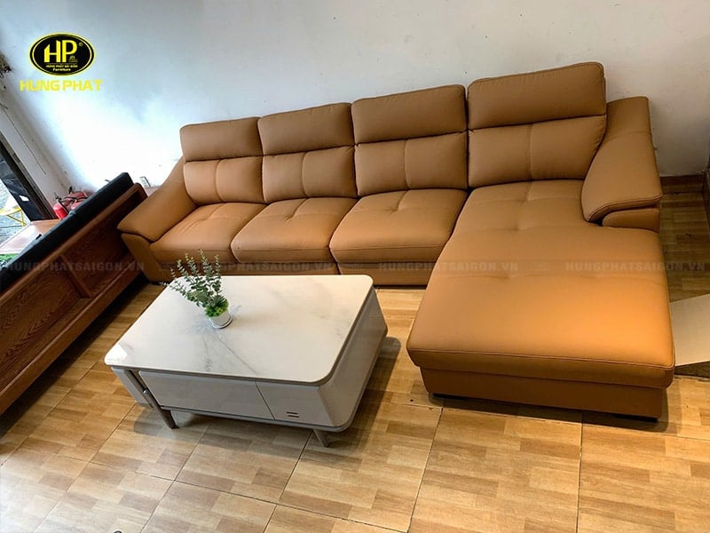 sofa da chống trầy góc l hd-9078p