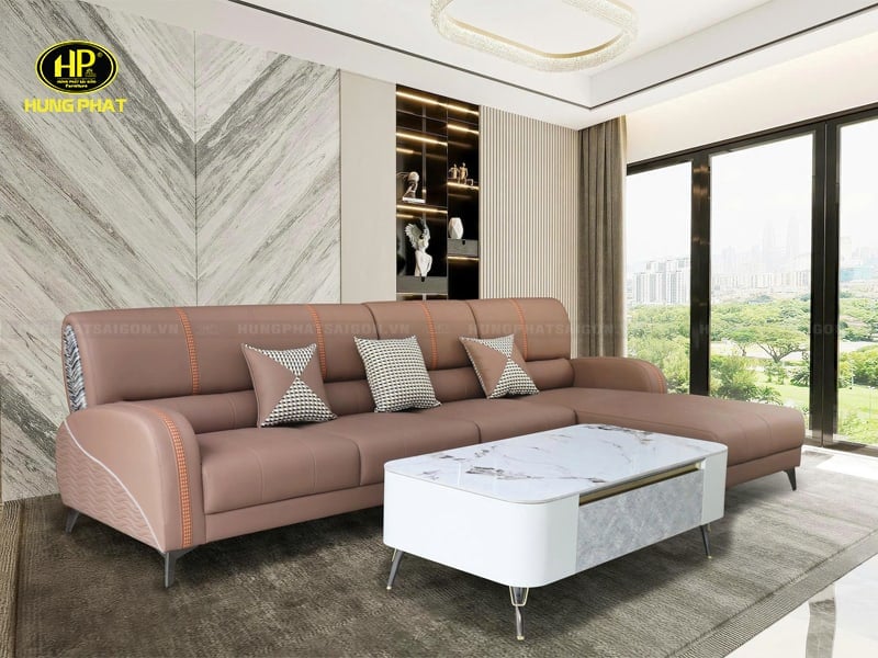 sofa da công nghiệp cao cấp microfiber vt-210a
