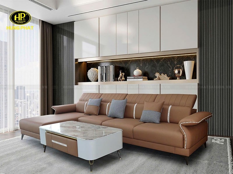 sofa da microfiber vt-214a