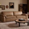 sofa da thiết kế nhỏ gọn h-710