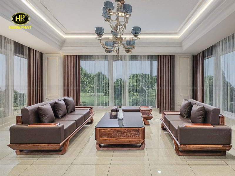 sofa gỗ tinh tế HH-032X