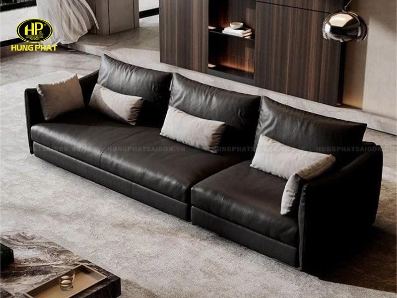 sofa phòng khách da hàn quốc h-711