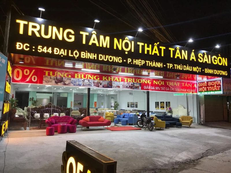cửa hàng bằn ăn tân á