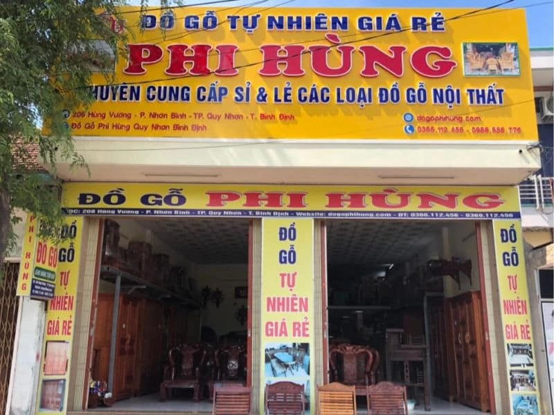 cửa hàng sofa gỗ phi hùng