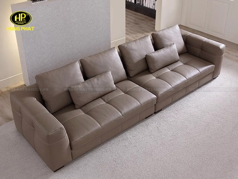ghế sofa băng áp tường da hàn quốc h-405