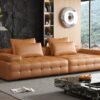 ghế sofa băng kiểu dáng vuông hiện đại h-409