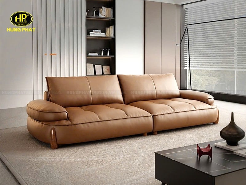 sofa băng dài da hàn quốc h-406