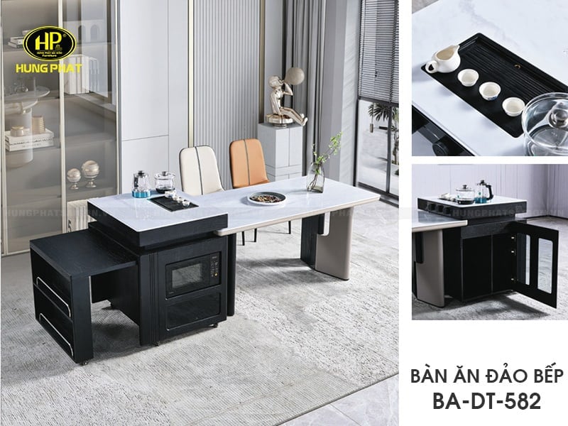 bàn ăn đảo bếp ba-dt-582