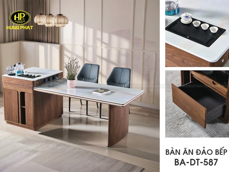bàn ăn đảo bếp ba-dt-587