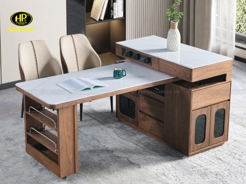 bảng giá bàn ăn kết hợp đảo bếp