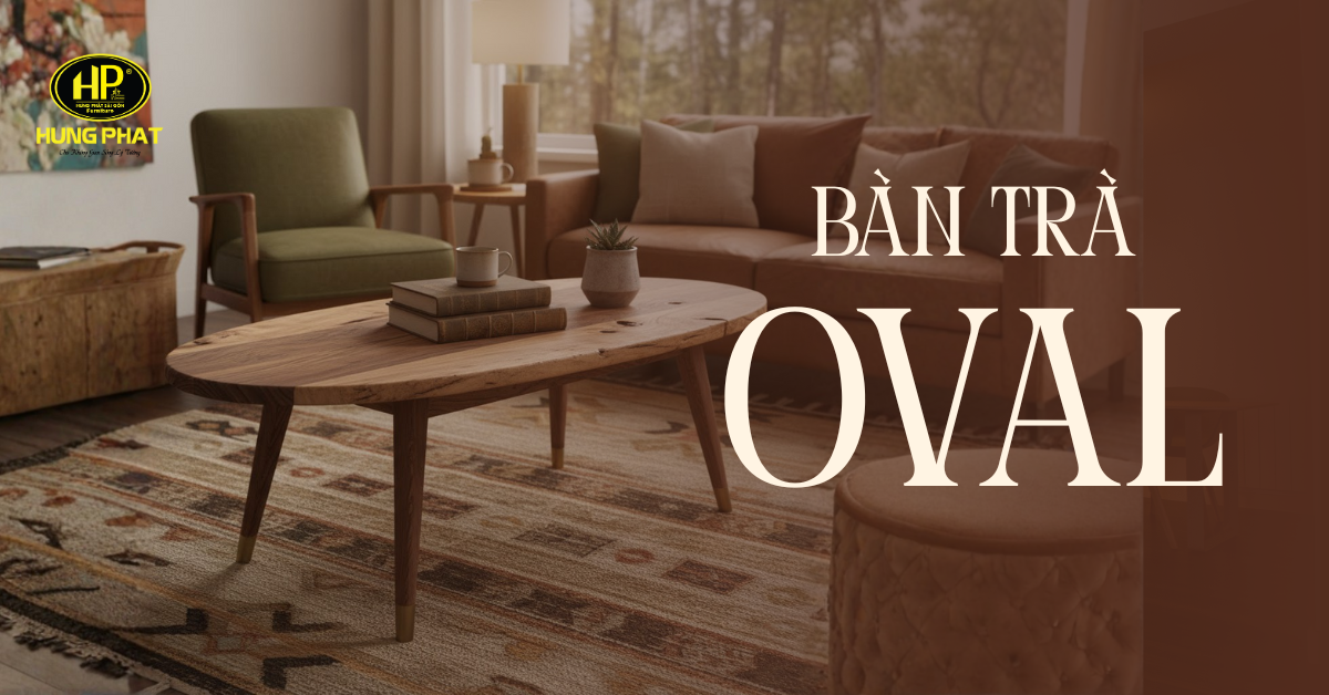 danh mục bàn trà oval