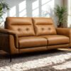 ghế da sofa mini phòng khách nhỏ h-415