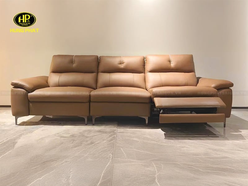 ghế sofa chỉnh điện thư giãn bọc da cao cấp gn-33