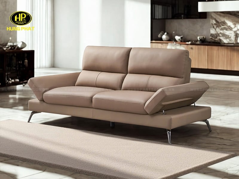 ghế sofa da hàn quốc tựa lưng cao H-416