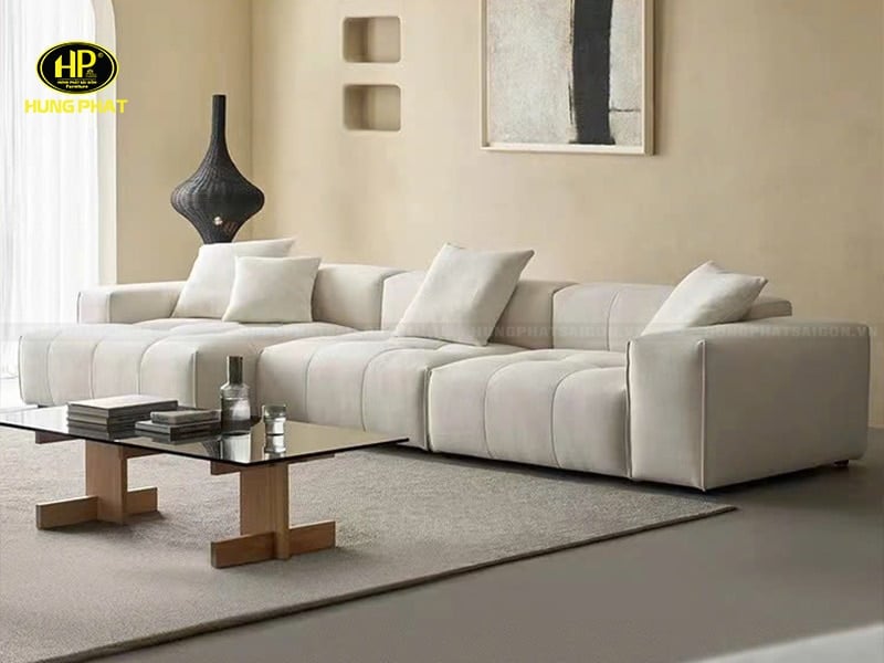 ghế sofa phòng khách kết hợp kiểu mô đun h-419