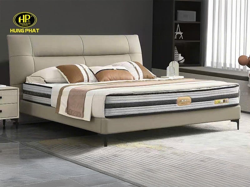 giường ngủ chân sắt sơn tĩnh điện a8908