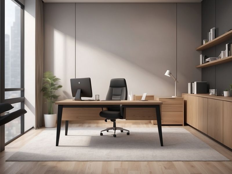 nội thất trong phòng làm việc