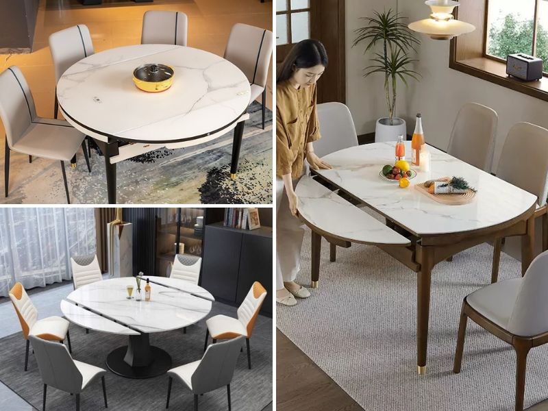 bàn ăn có thể mở rộng