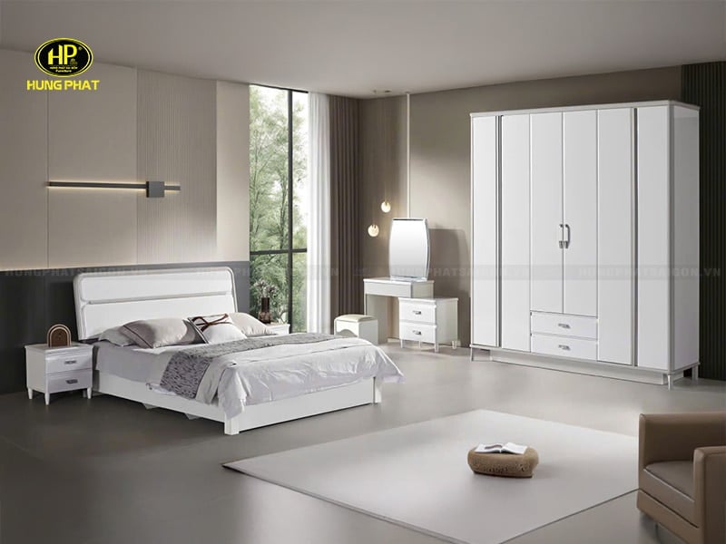 combo bộ giường tủ bàn trang điểm tp-3005