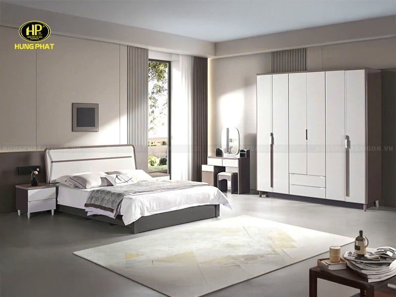 combo giường tủ nhập khẩu tp-3007