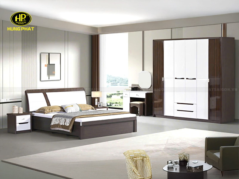 combo giường tủ phòng ngủ tp-2656