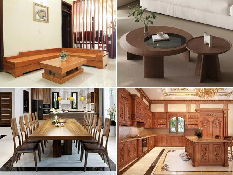 công dụng của gỗ trong nội thất